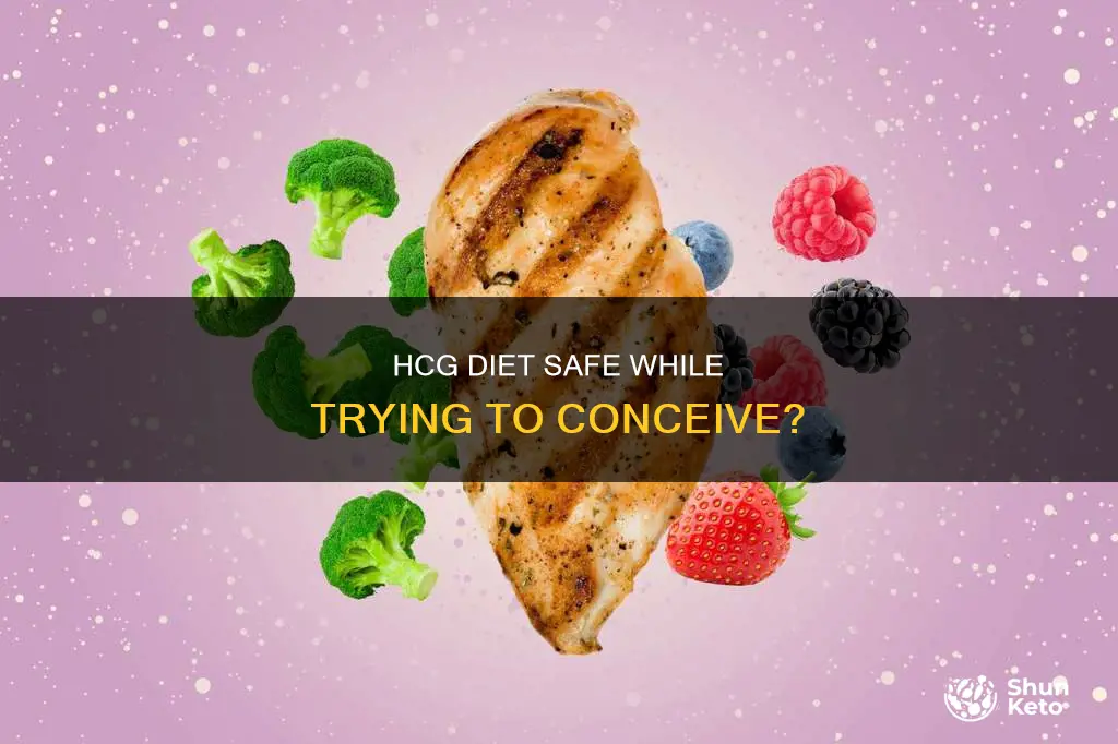 is the hcg diet safe while trying to conceive