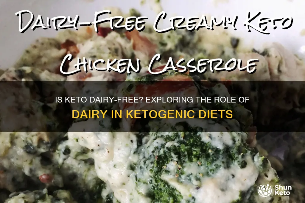 is the keto diet dairy free