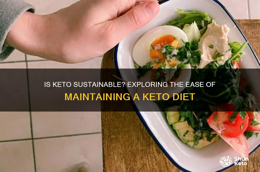 is the keto diet easy to maintain