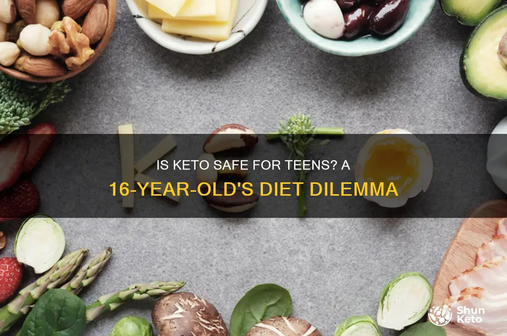 is the keto diet safe for 16 year old