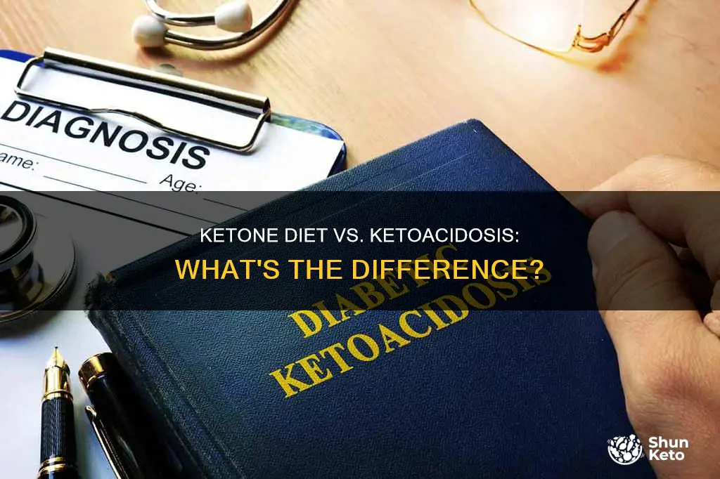 is the ketone diet like going into ketoacidosis