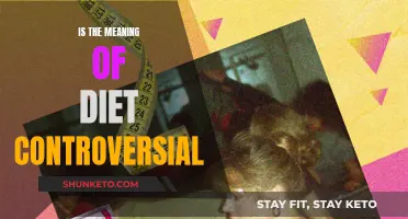 Diet's Definition: A Controversial Topic in Health