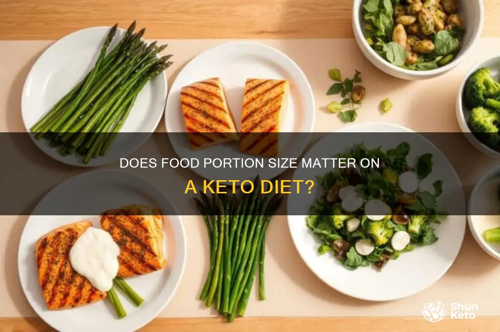 is the portion of food count on keto diet