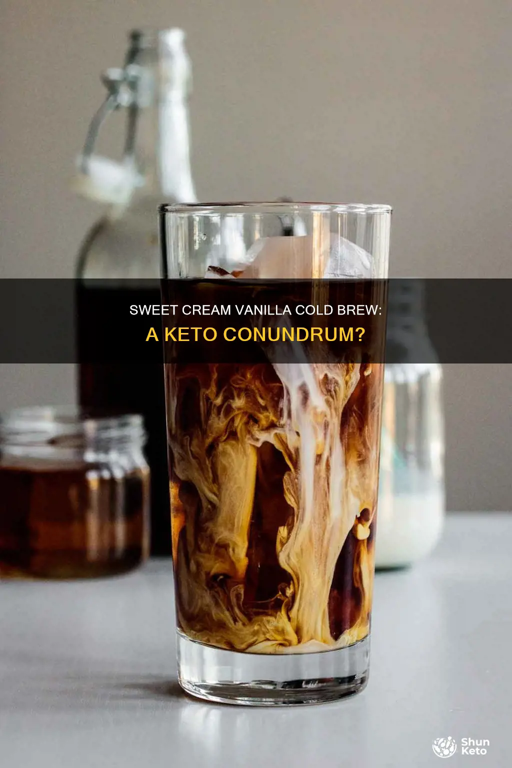 is the sweet cream vanilla cold brew keto