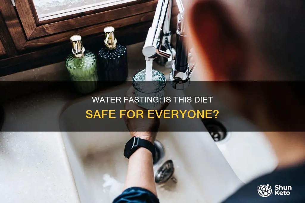 is the water fast diet safe