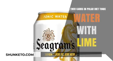Carbs in Polar Diet Tonic Water with Lime?
