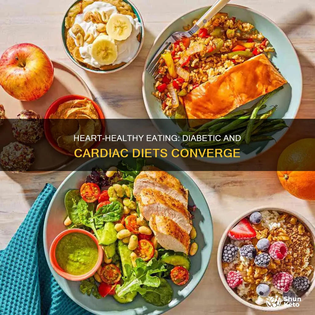 is there a consolidation of a diabetic and cardiac diet