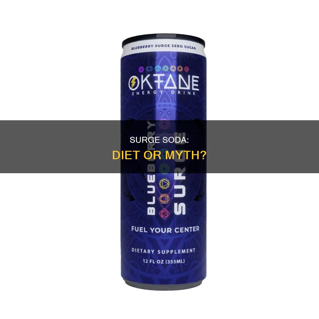 is there a diet version of surg soft drink