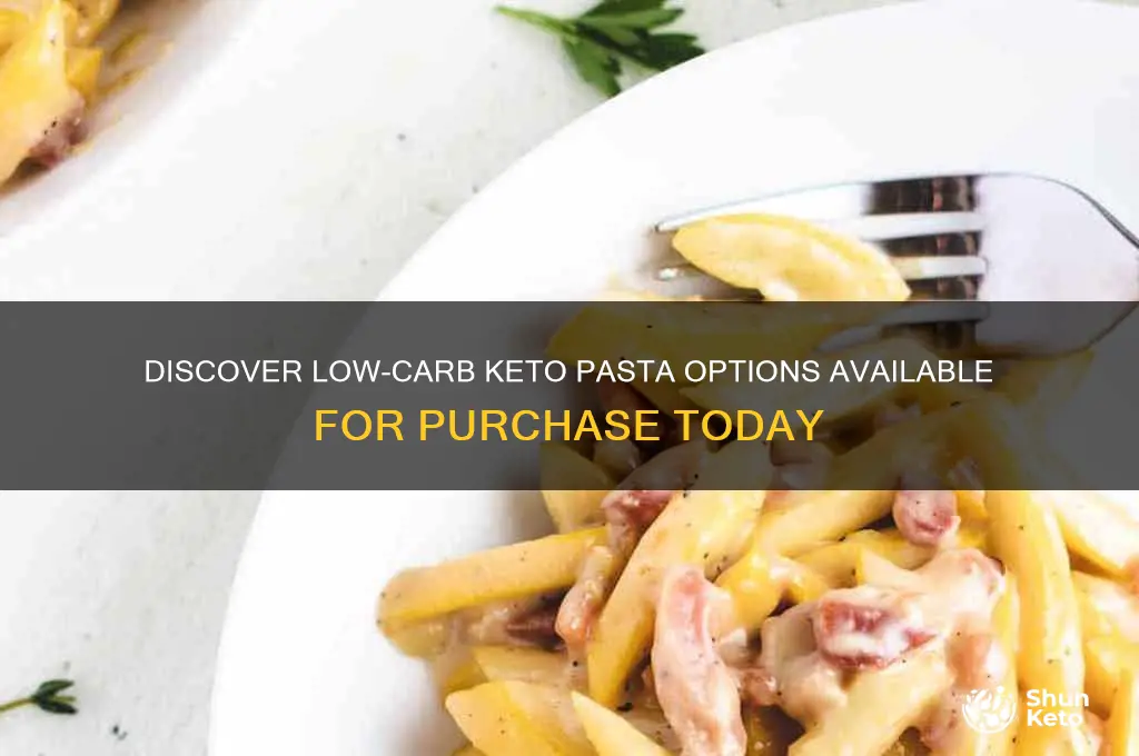 is there a keto pasta you can buy