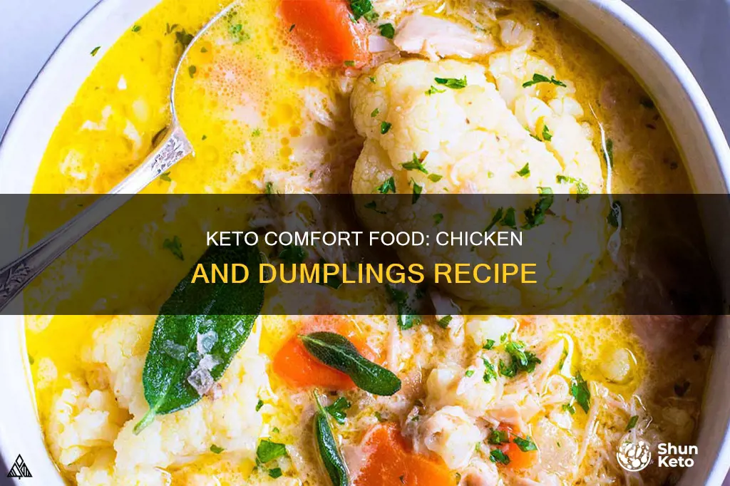 is there a keto recipe for chicken and dumplings