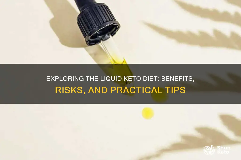 is there a liquid keto diet