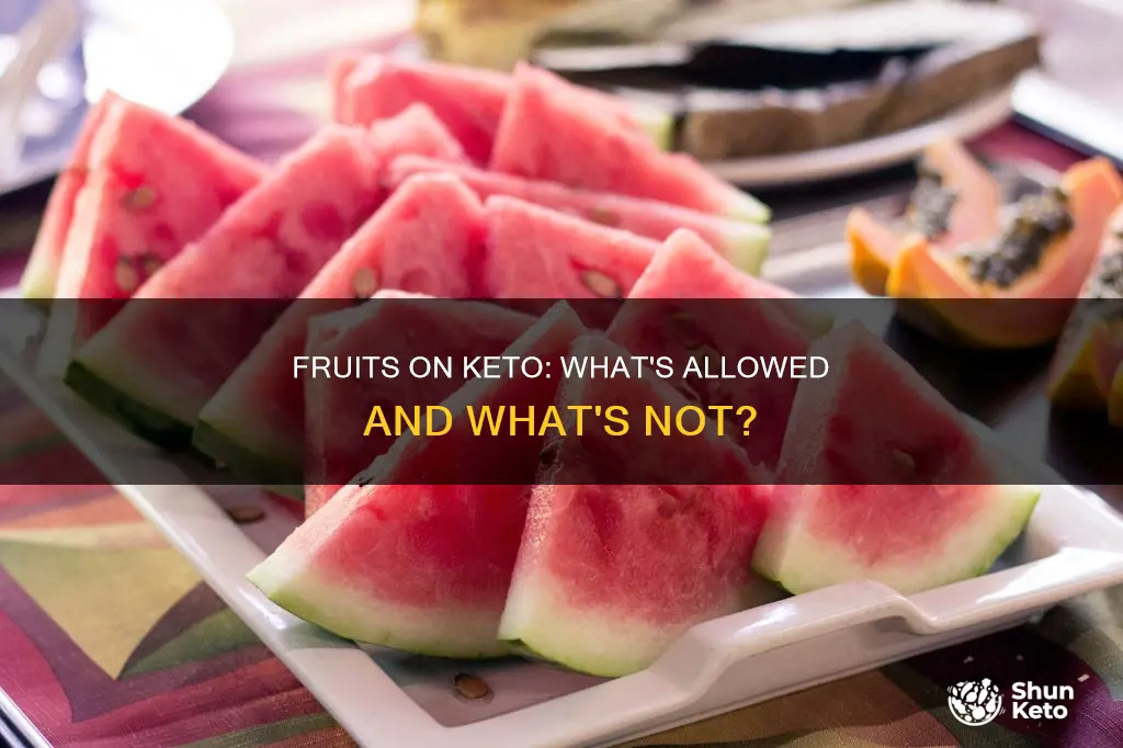 is there any fruit on the ketogenic diet