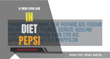 Citric Acid in Diet Pepsi: What's the Truth?