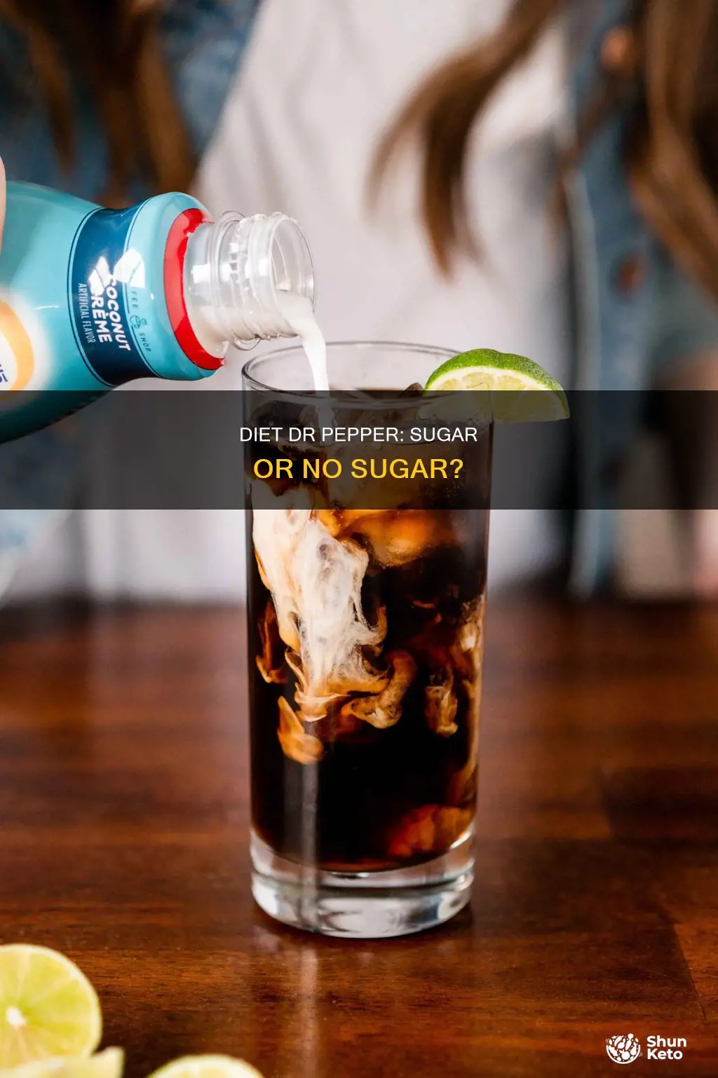 is there sugar in diet dr pepper