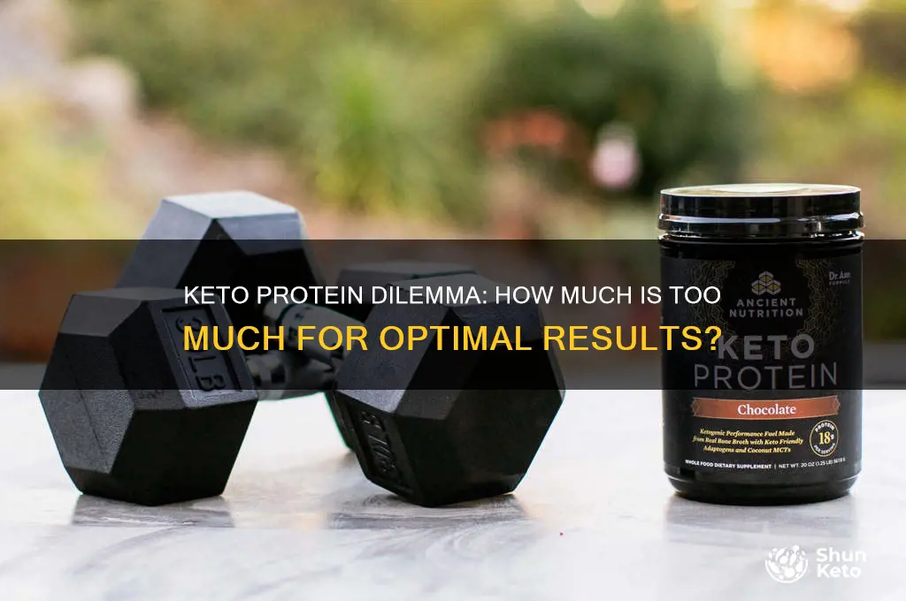 is there too much proteins to eat on keto