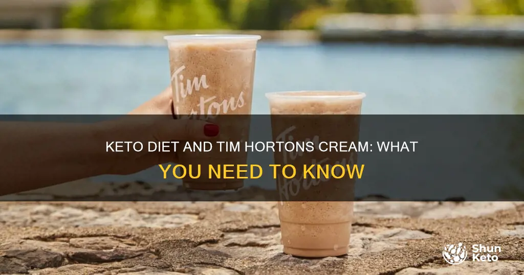 is tim hortons cream keto