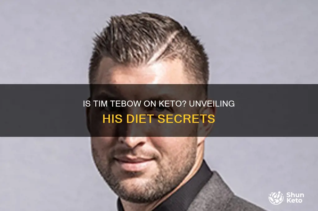 is tim tebow on keto diet