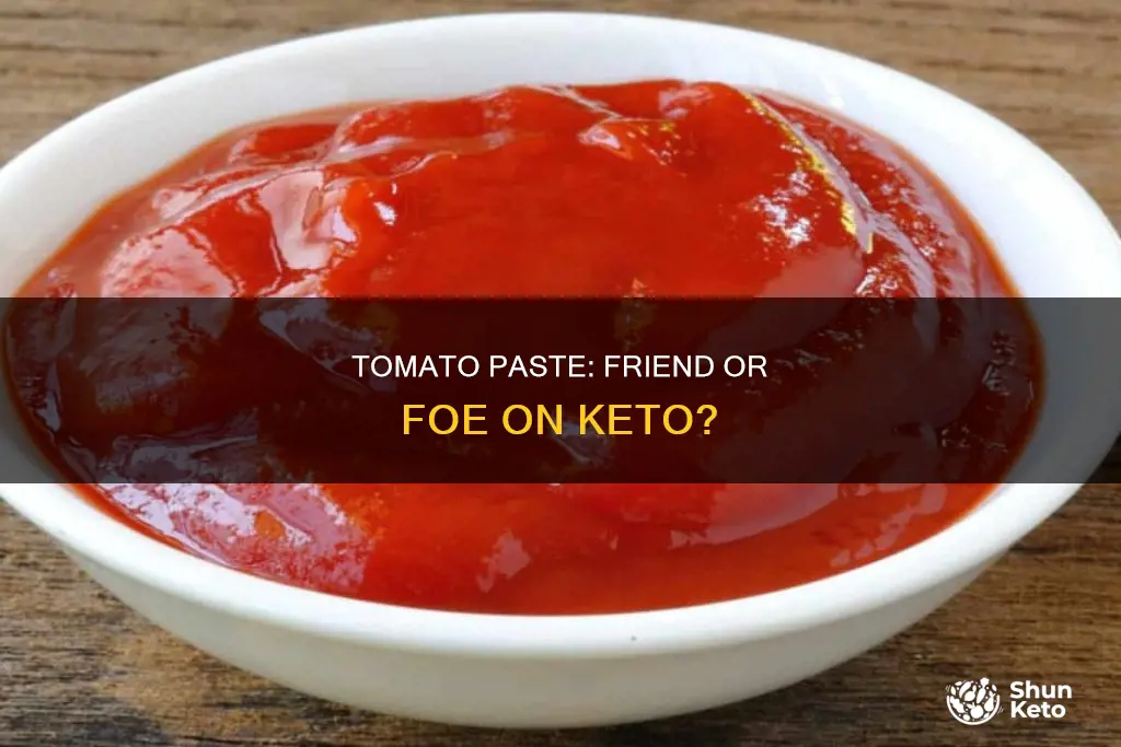 is tomato paste allowed on keto