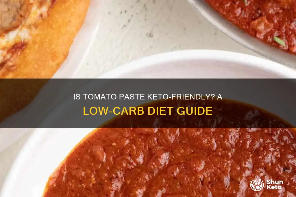 is tomato paste ok on keto diet