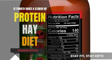 Tomato Sauce: Starch, Protein, or Healthy Diet?