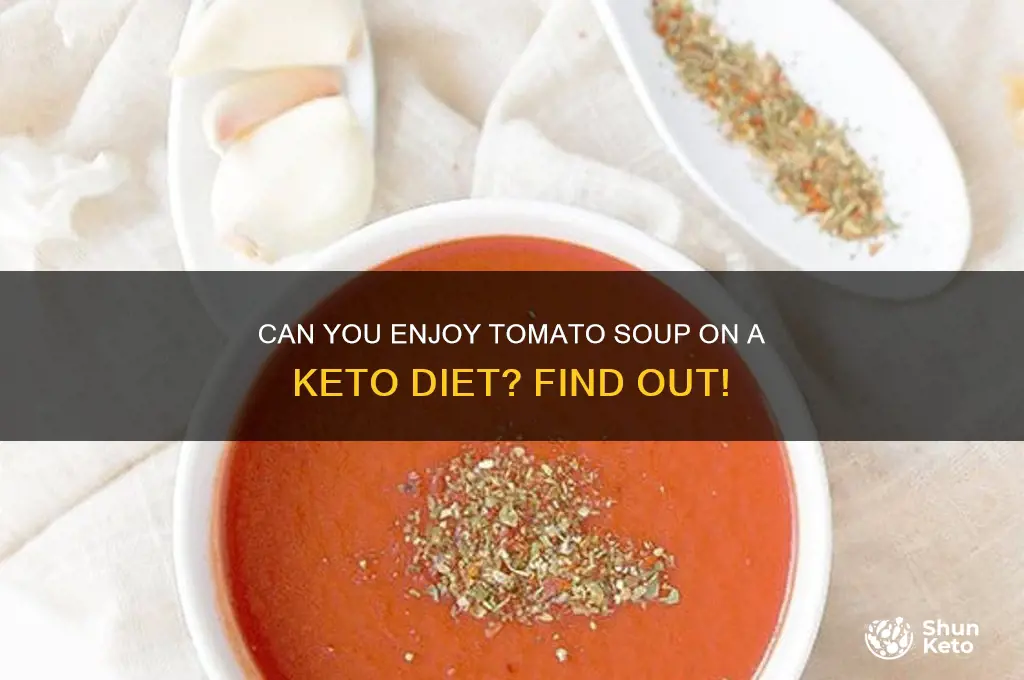 is tomato soup ok for keto diet