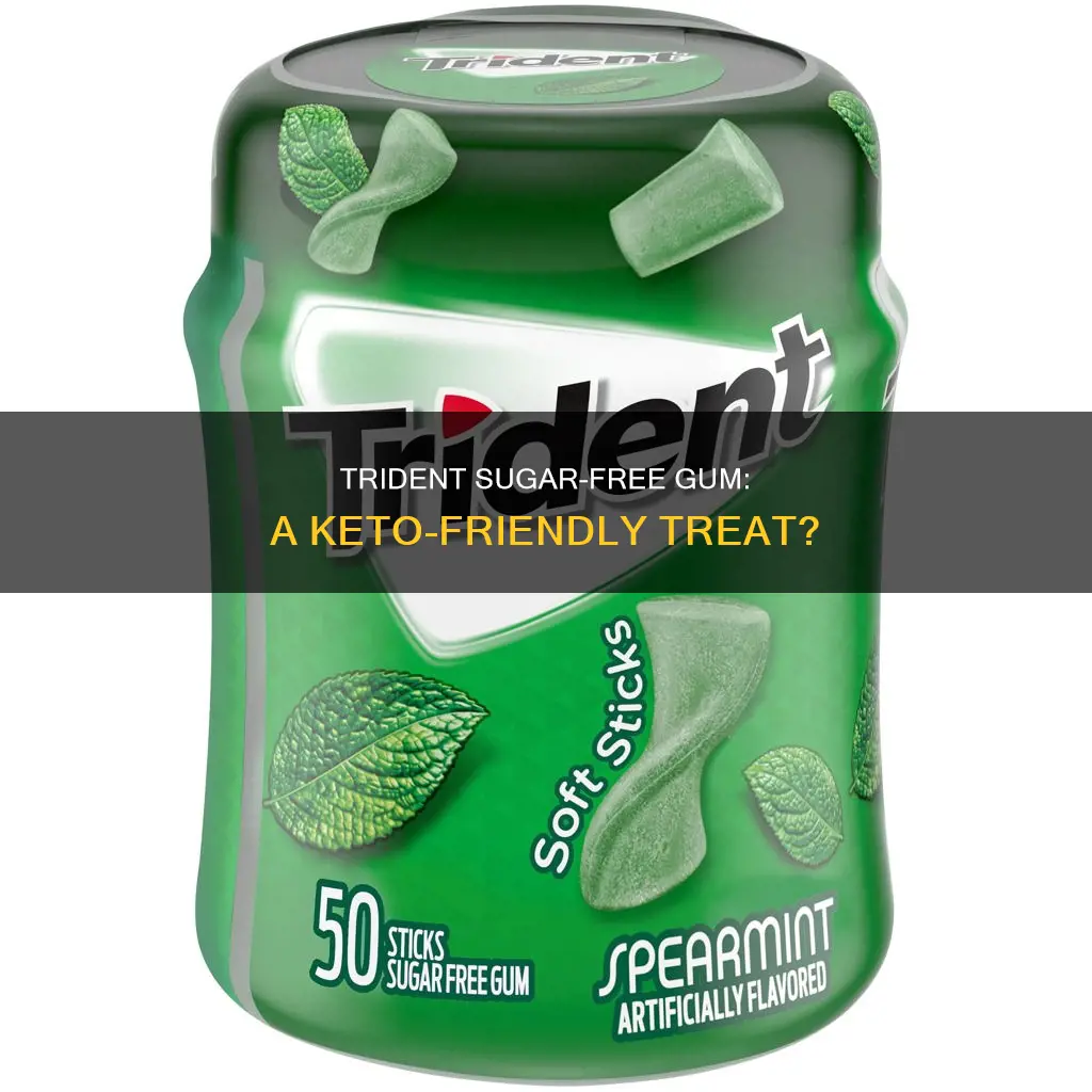 is trident sugar free gum keto