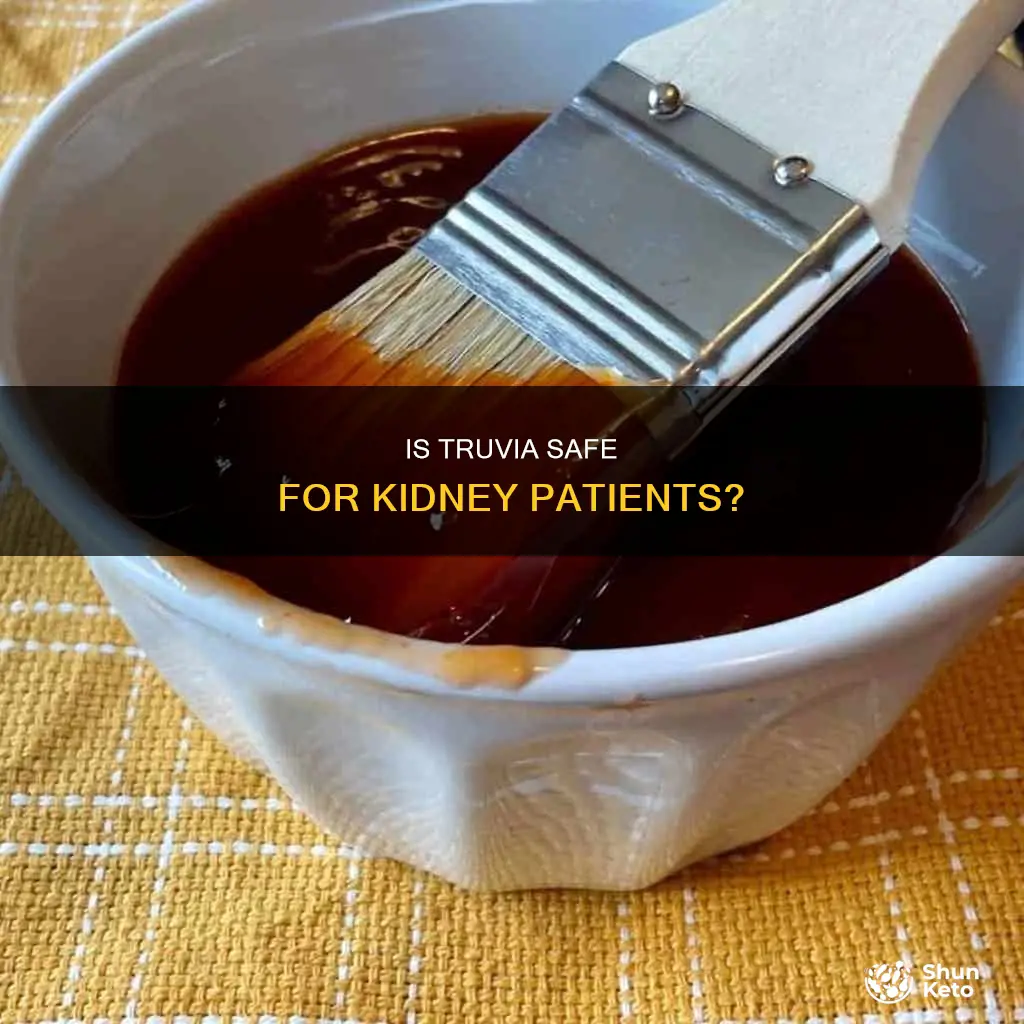 is truvia ok for renal diet