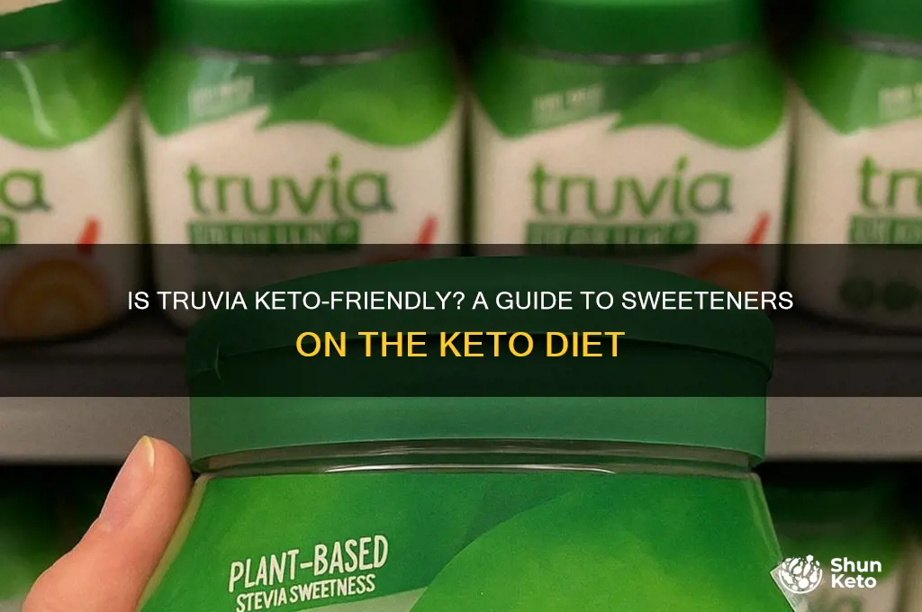 is truvia sweetener ok on keto diet