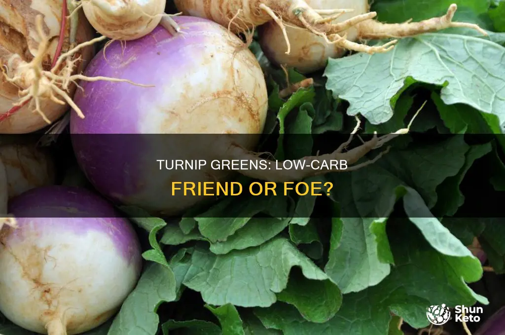 is turnip greens low carb or keto friendly