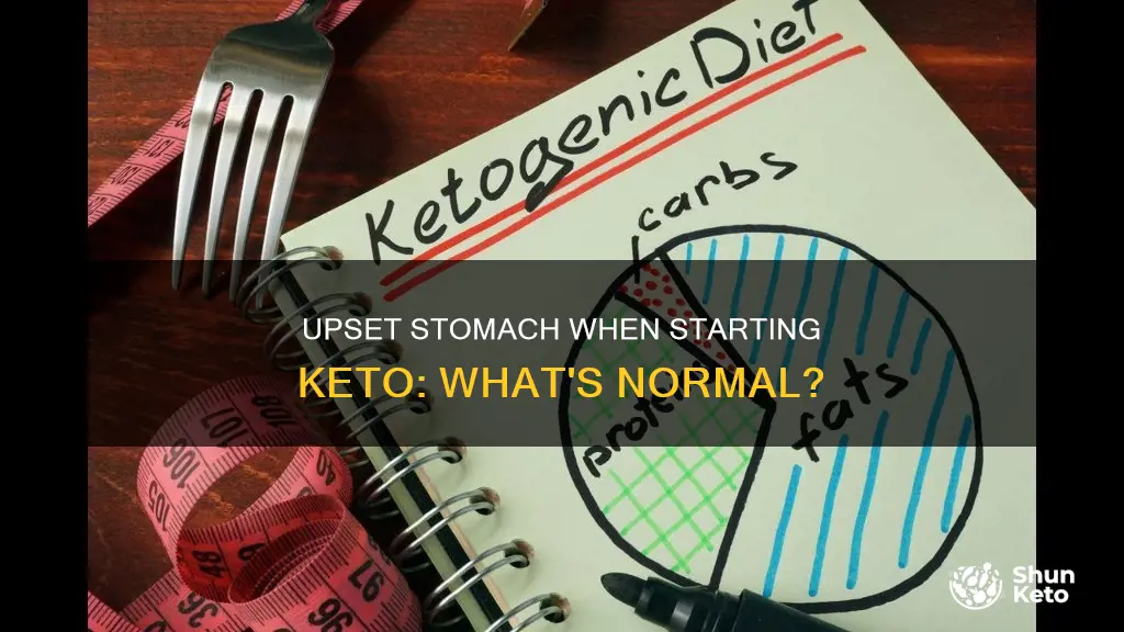 is upset stomach normal when starting keto