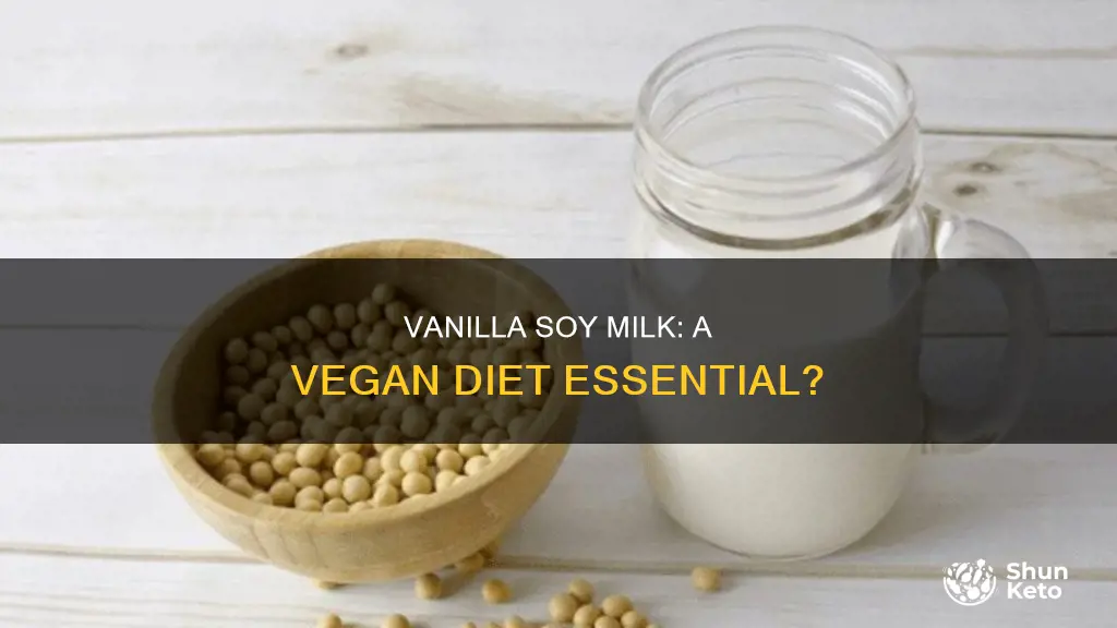 is vanila soy milk vegan diet