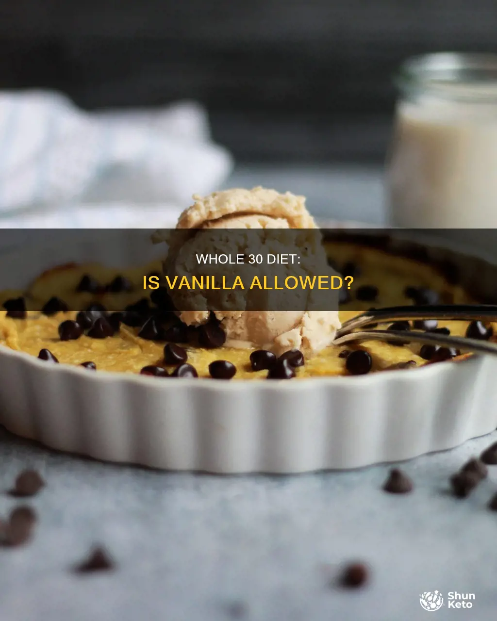 is vanilla allowed on whole 30 diet
