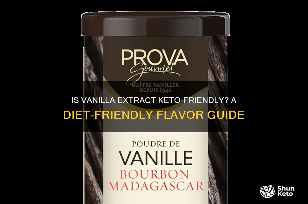 is vanilla extract allowed on the keto diet