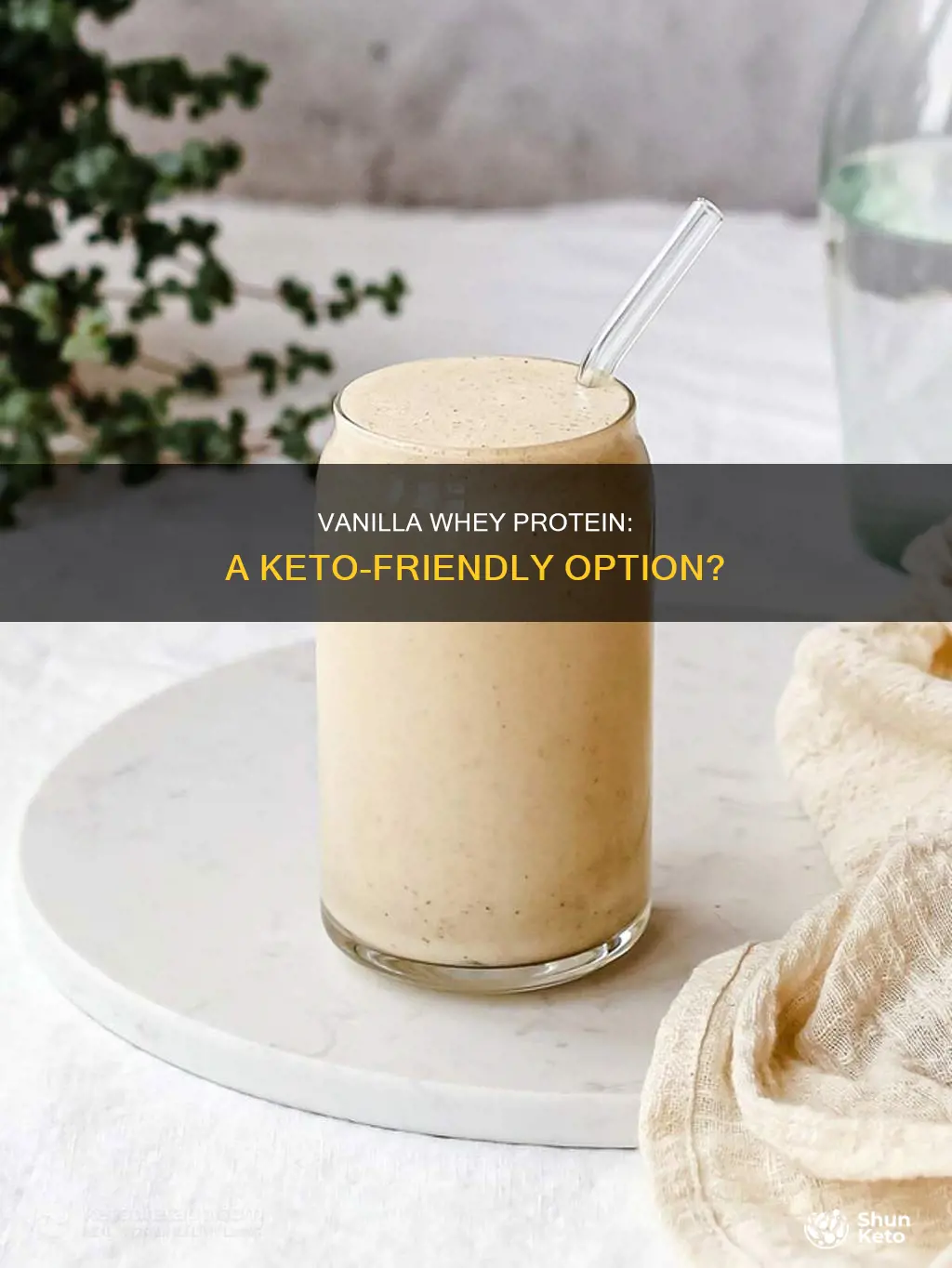 is vanilla whey protein keto