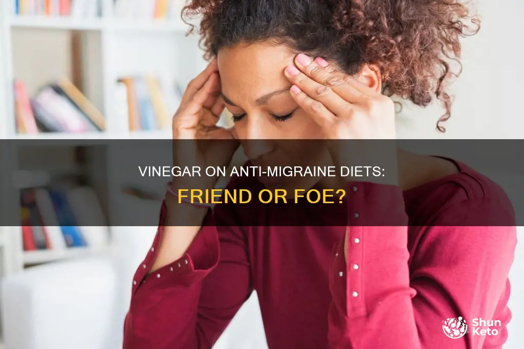 is vinegar ok on anti migraine diet