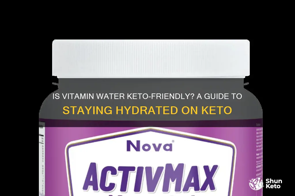 is vitamin water ok on keto diet