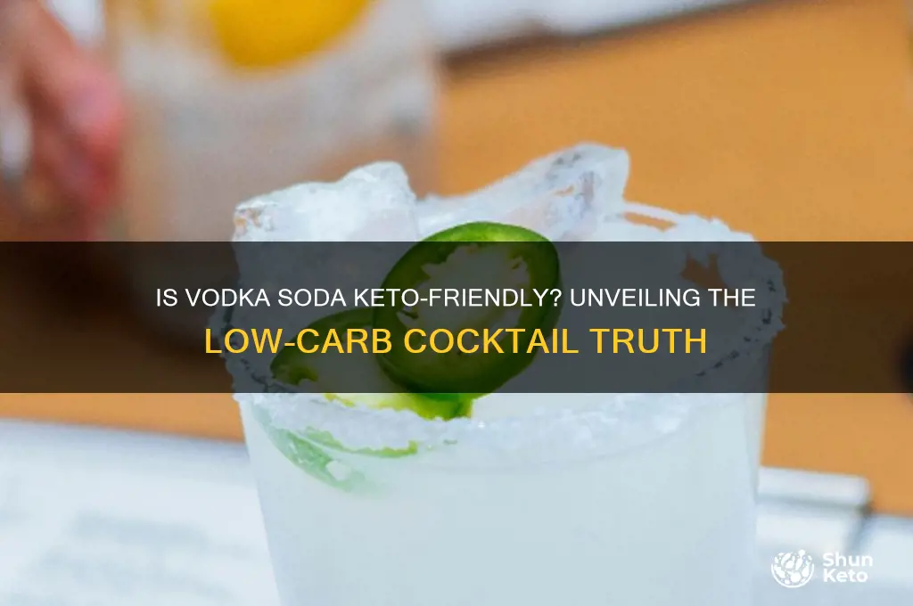 is vodka soda keto