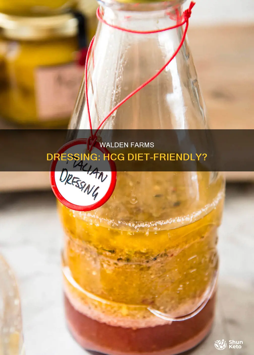 is walden farms dressing allowed on hcg diet