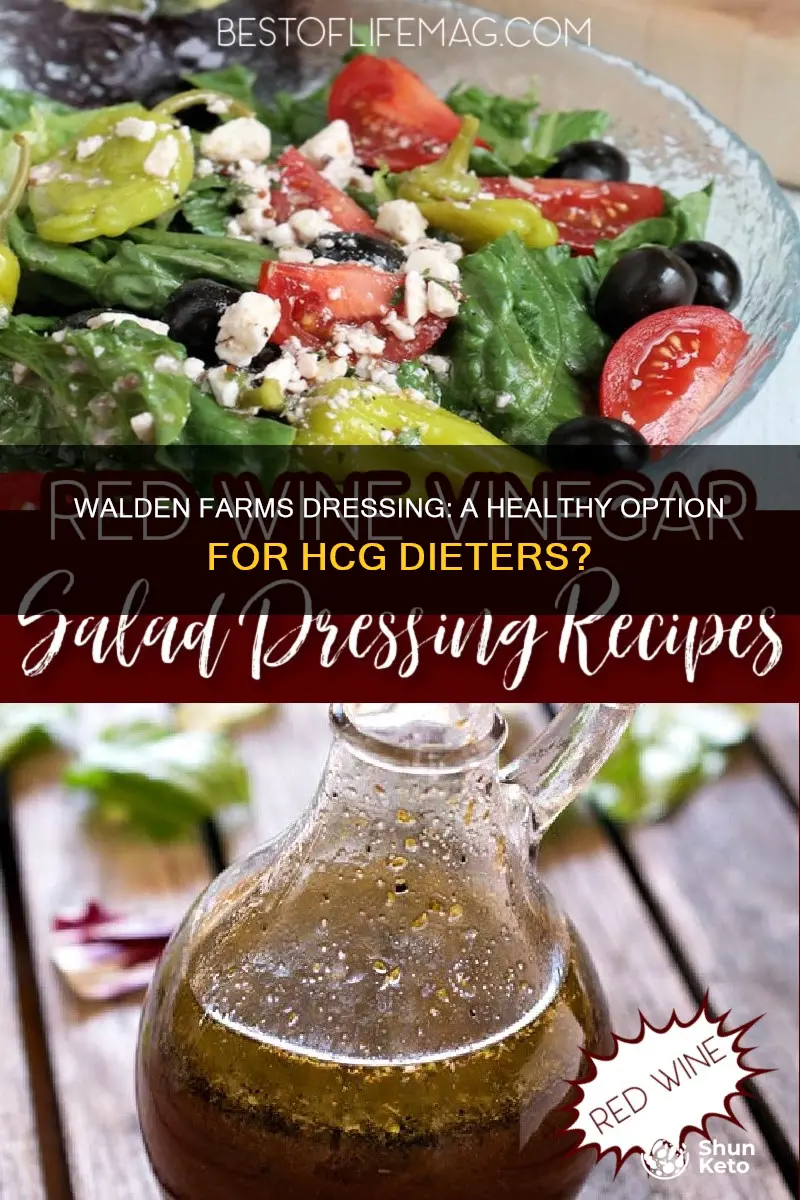 is walden farms dressing ok for hcg diet