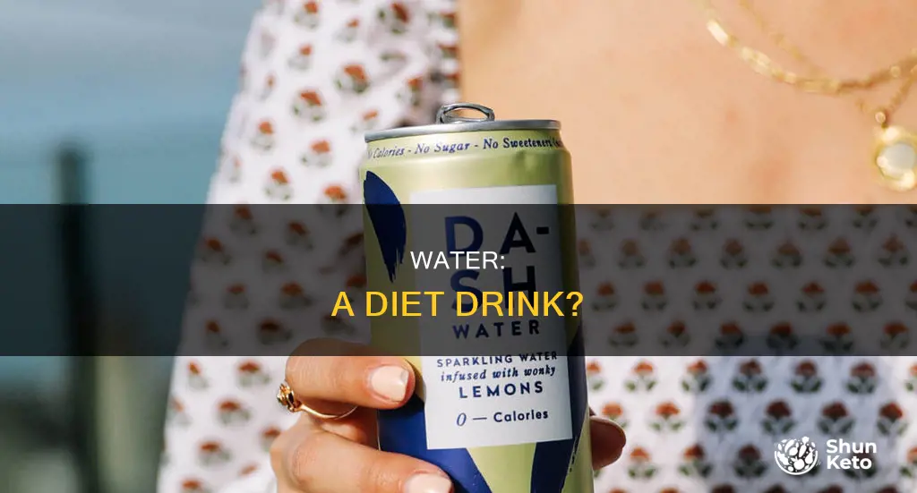 is water considered a diet drink