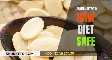 Raw Diet Water Content: Safe or Not?
