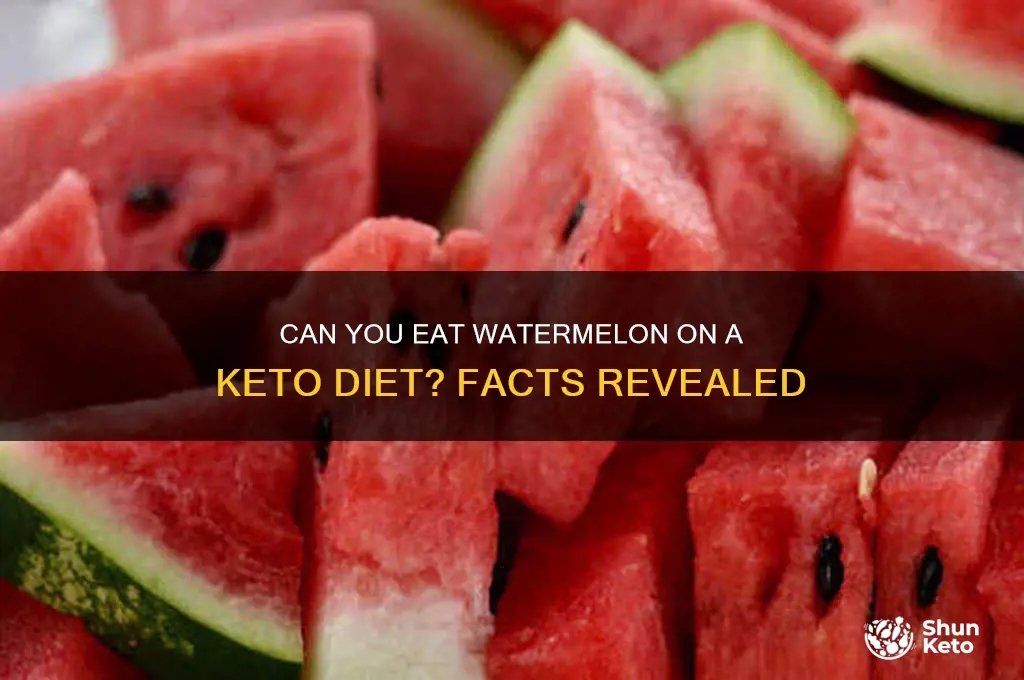 is watermellon allowed on keto diet