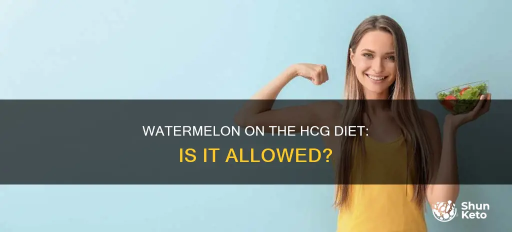 is watermelon allowed on hcg diet