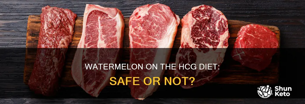 is watermelon ok on hcg diet