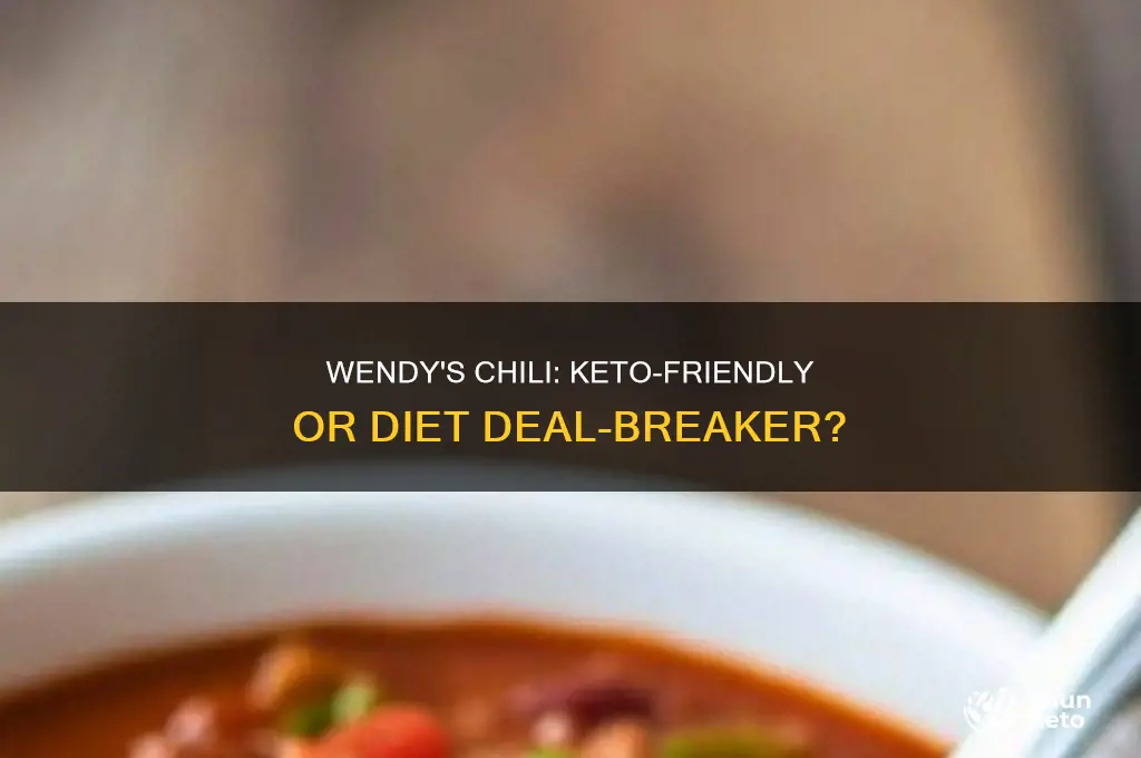 is wendy chili on keto diet