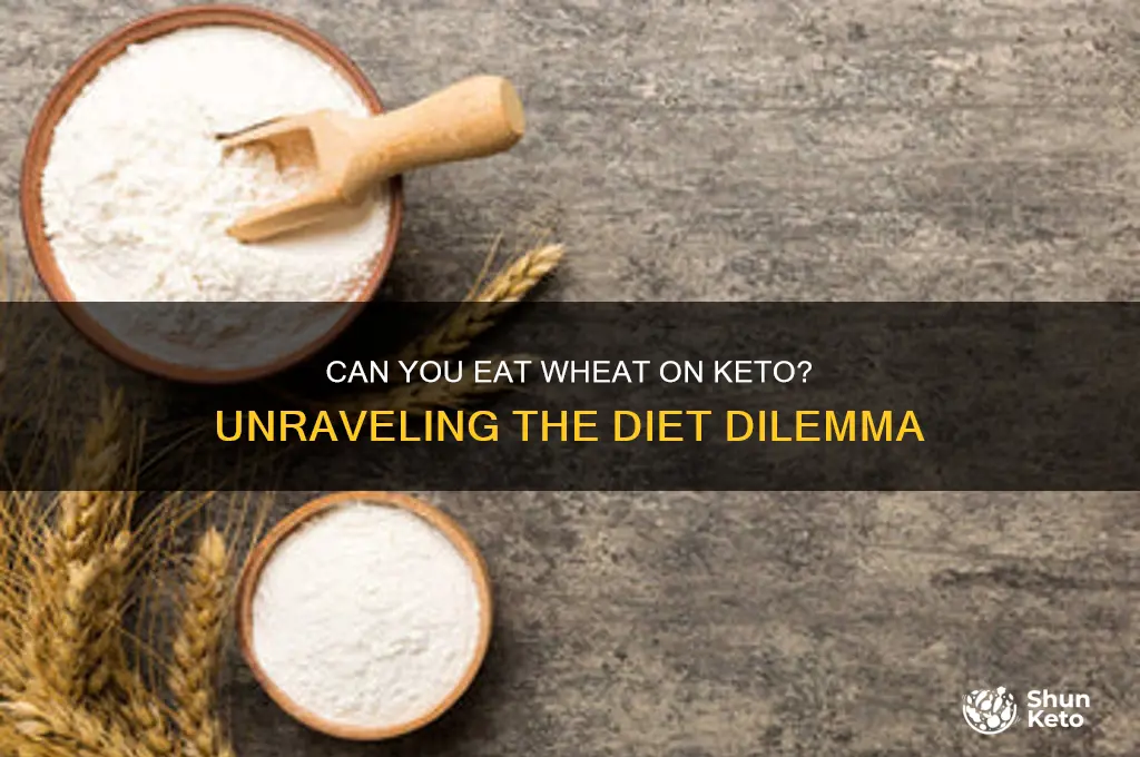 is wheat allowed in keto diet