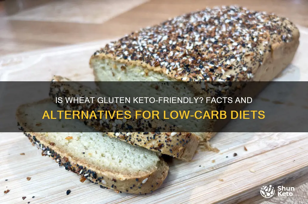 is wheat gluten ok for keto diet