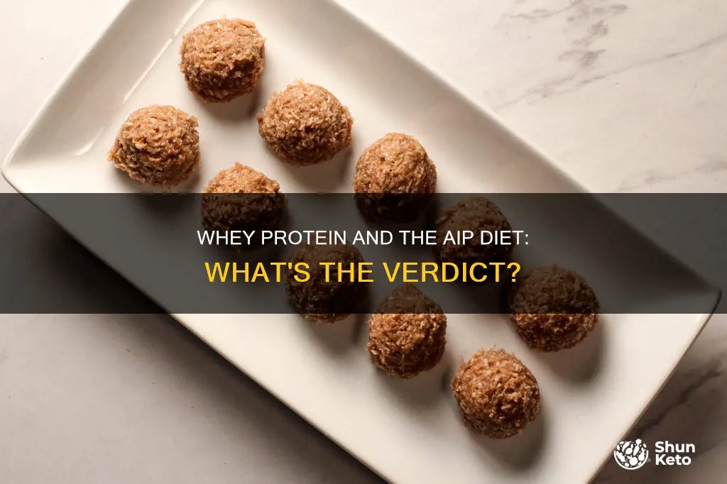 is whey protein on the aip diet