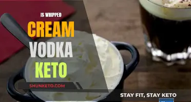 Whipped Cream Vodka: Keto-Friendly Indulgence?