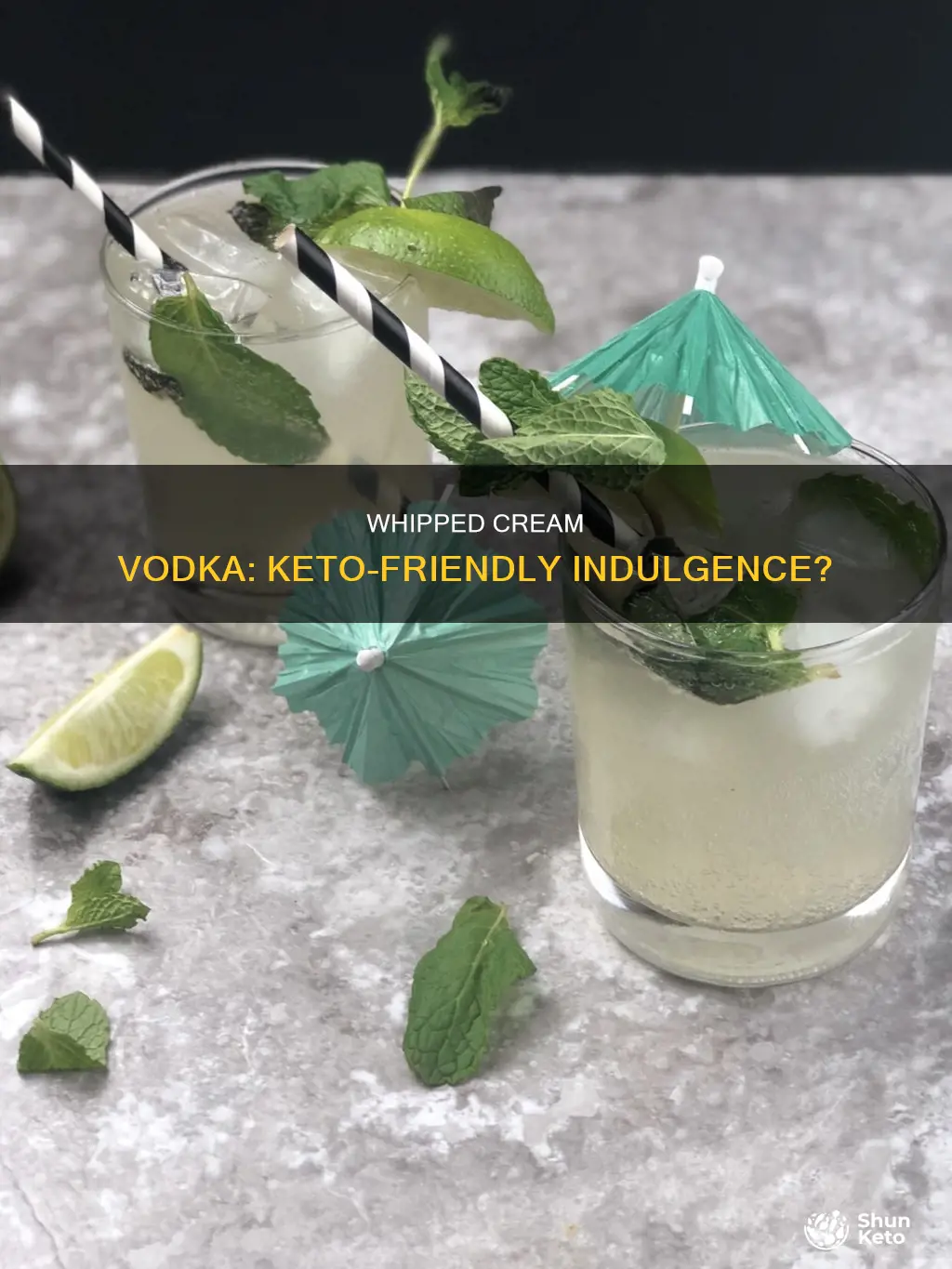 is whipped cream vodka keto